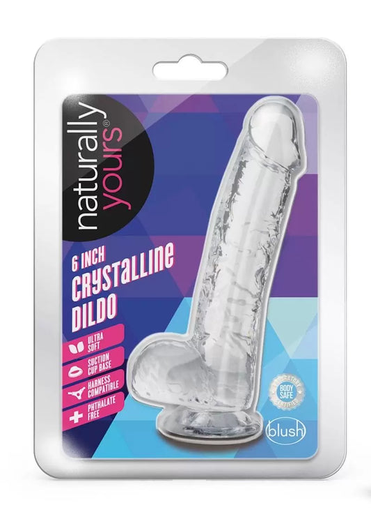 Naturally Yours Crystalline Dildo 6in