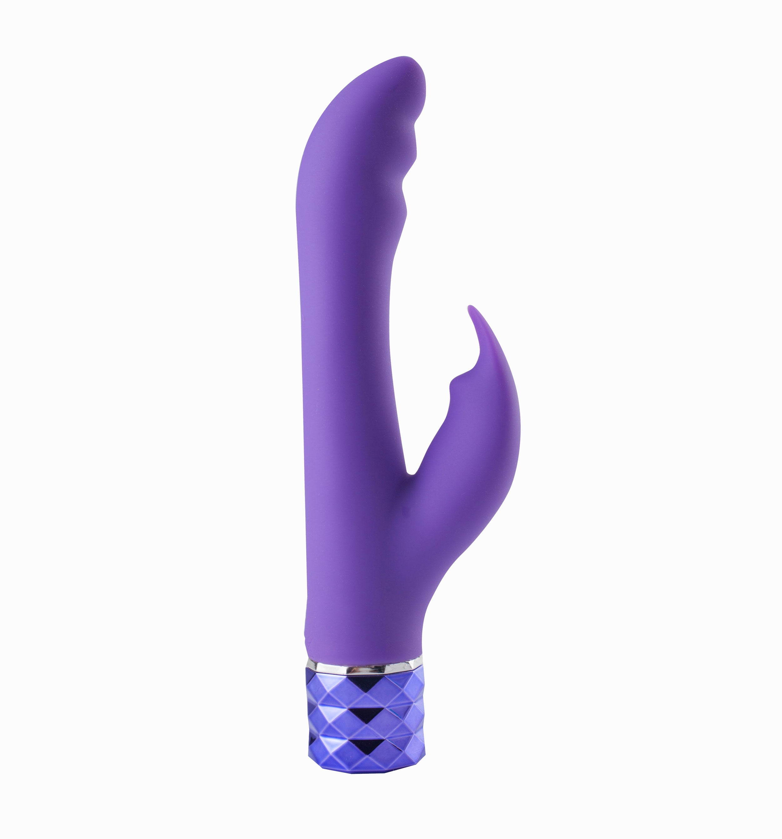 "Hailey 10-Function Vibrating Rechargeable Dual Vibe - Purple MTMA1607-L2"