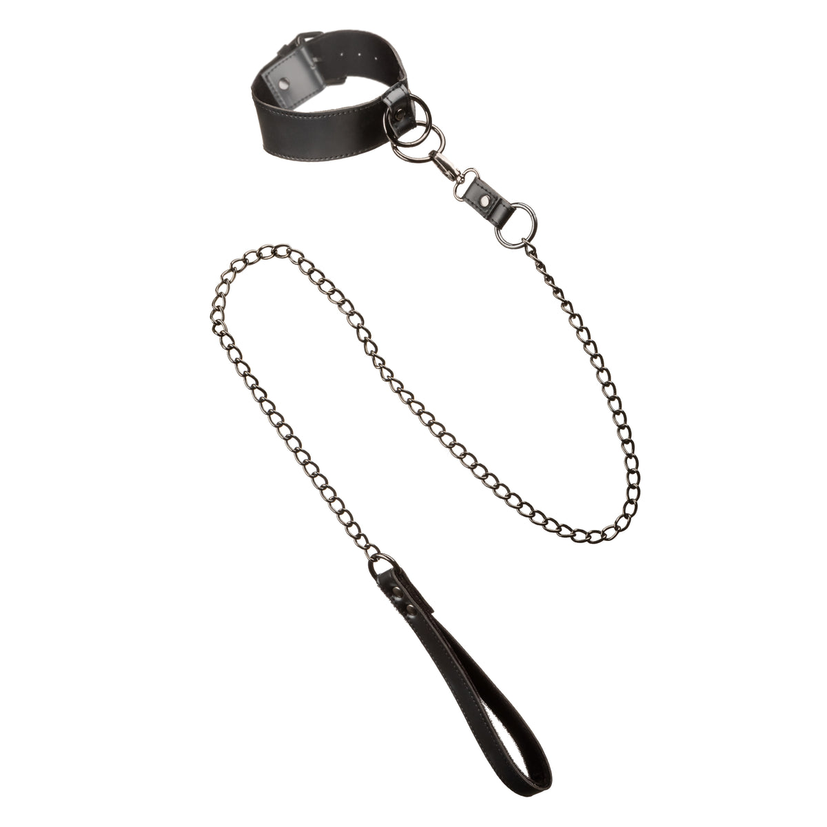 "Euphoria Collection Collar With Chain Leash - Black SE3100553"