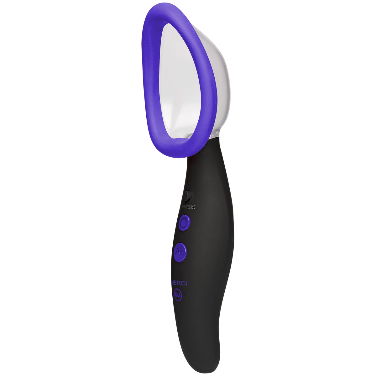 "Merci - Pumped - Rechargeable Automatic Vibrating Pussy Pump - Black DJ2408-05-BX"