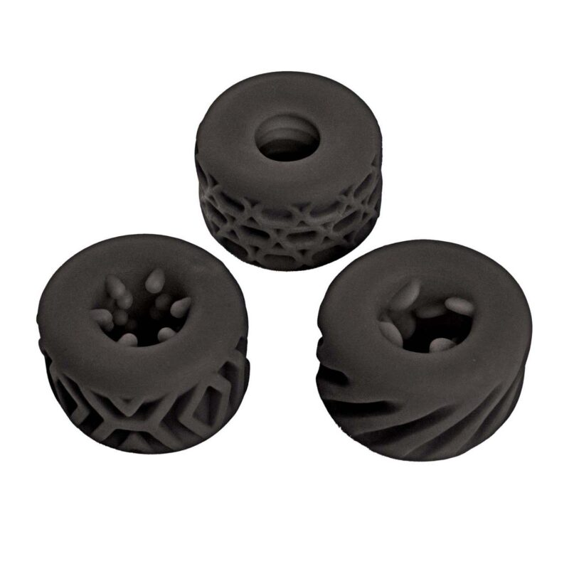 "Super Stretchy Stroker Rings Black NW3350-2"