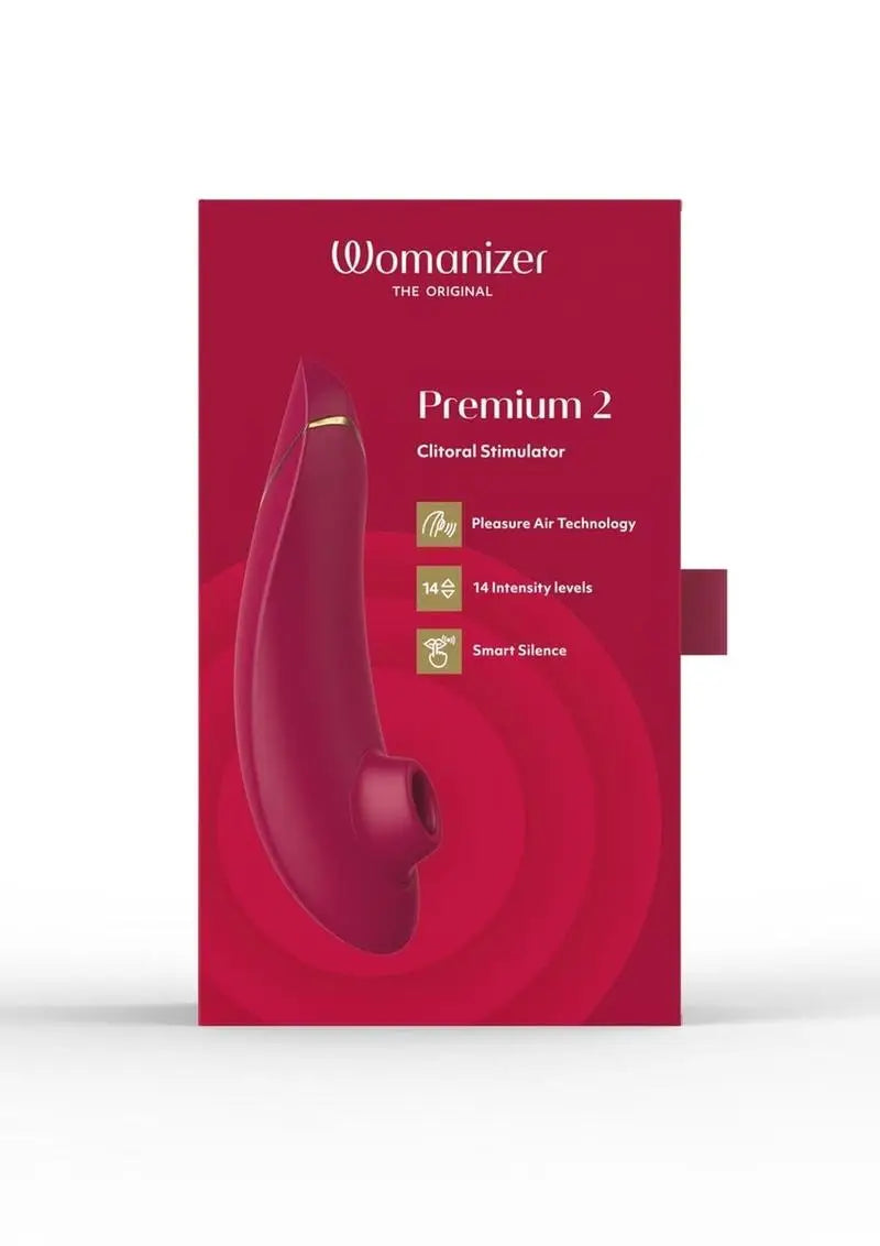 Womanizer Premium 2 Rechargeable Silicone Clitoral Stimulator