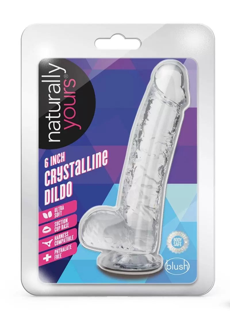 Naturally Yours Crystalline Dildo 6in