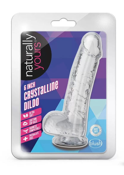 Naturally Yours Crystalline Dildo 6in