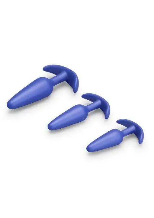 B-Vibe Butties Beginner Booty Bundle Silicone Anal Plug Set (3 Piece)