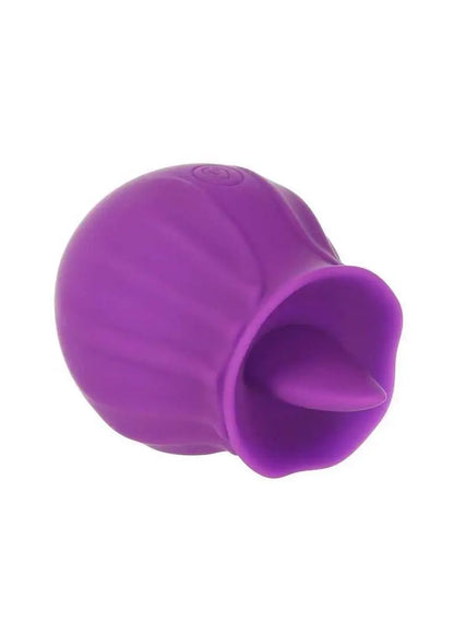 M`Lady Flickering Tongue and Vibrating Silicone Rechargeable Clitoral Stimulator