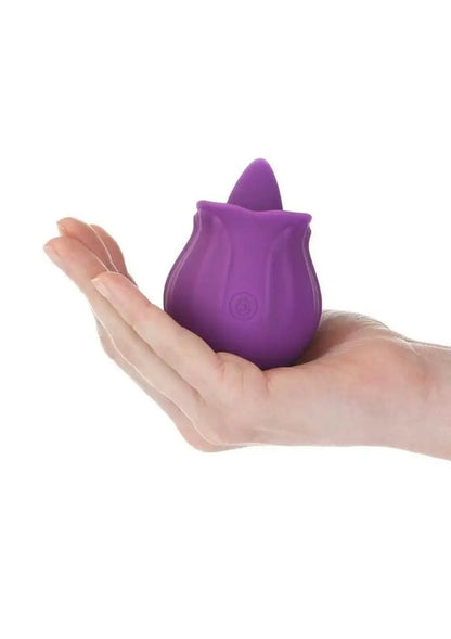 M`Lady Flickering Tongue and Vibrating Silicone Rechargeable Clitoral Stimulator