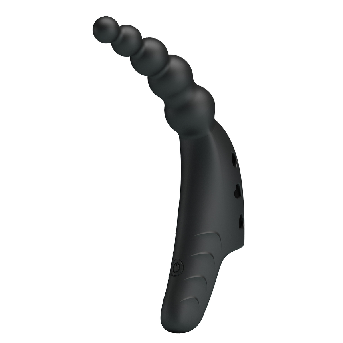 "Pretty Love Jordin Beaded Finger Vibe - Black BI-300088"
