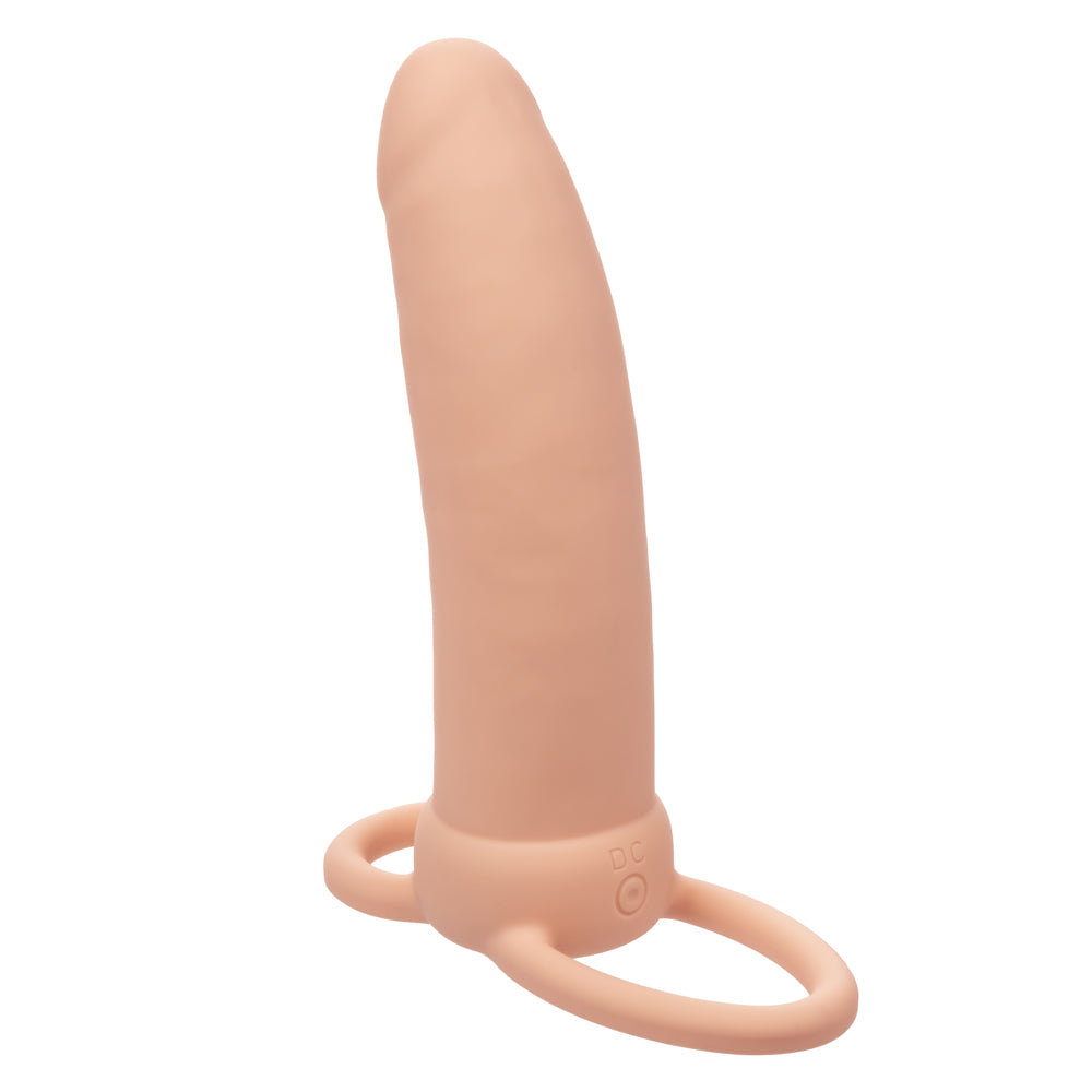 "Performance Maxx Rechargeable Thick Dual Penetrator - Ivory SE1634003"