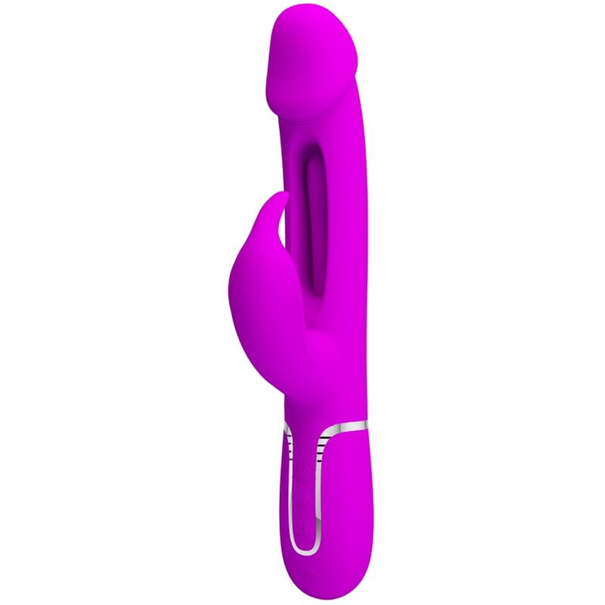 "Pretty Love Twinkled Tenderness Kampas Flicking Rabbit - Fuchsia BW-500025"