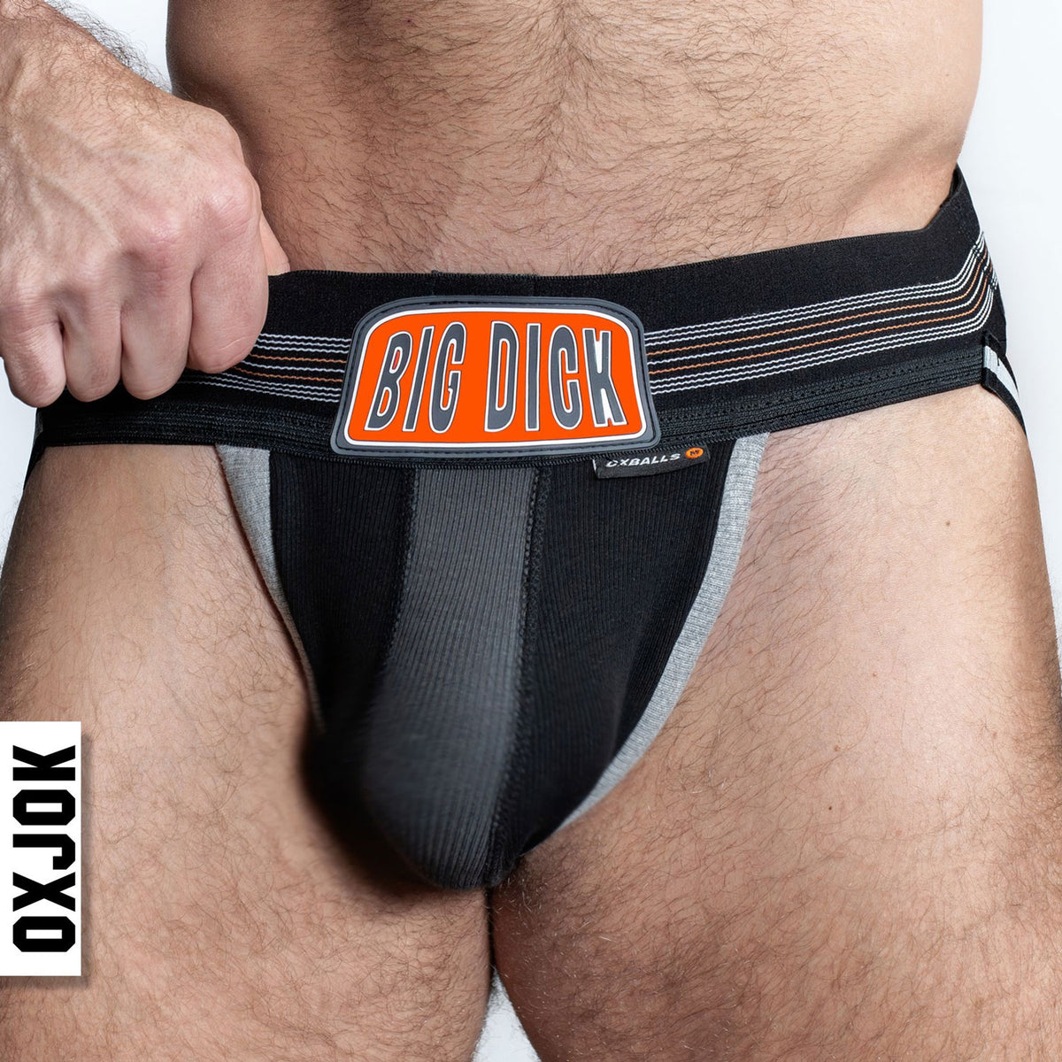 "Bulger the Big Pouch Jock Black Iron Medium OX-JOK-1003-BLK-M"