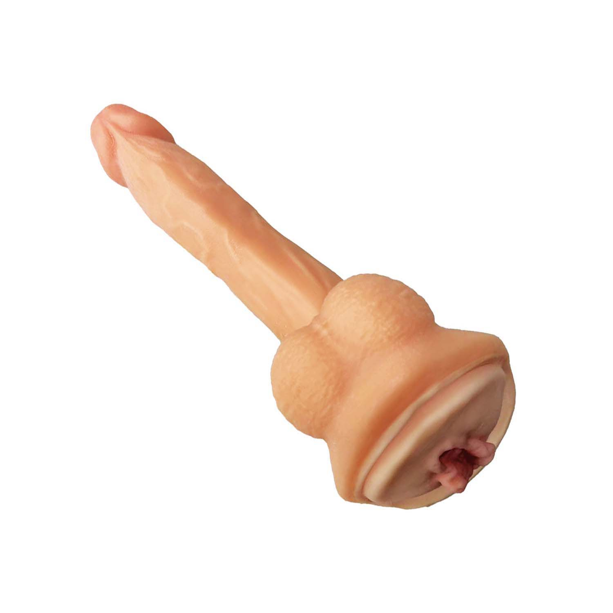 "Always Horny Masturbator Tight Pussy & Huge Cock White NW3339"