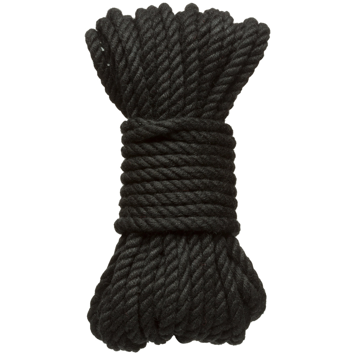 "Merci - Bind and Tie - 6mm Hemp Bondage Rope - 30 Feet - Black DJ2404-38-BX"