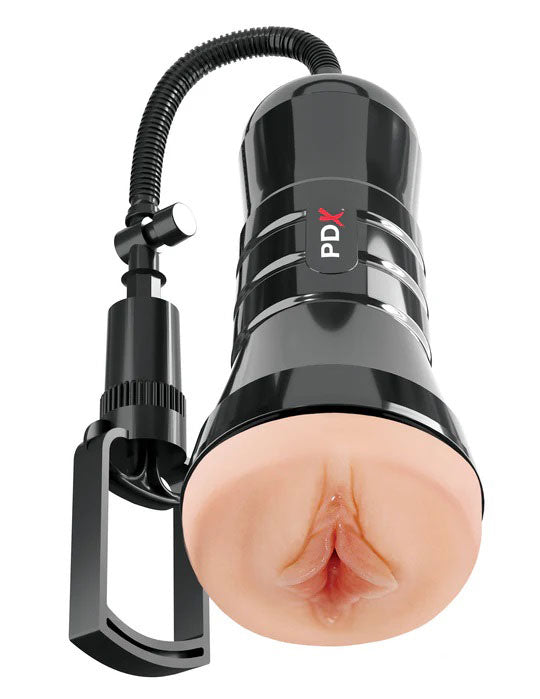 "Pdx Extreme Wet Pussies Super Sucker XXL Stroker - Light PDRD448-21"